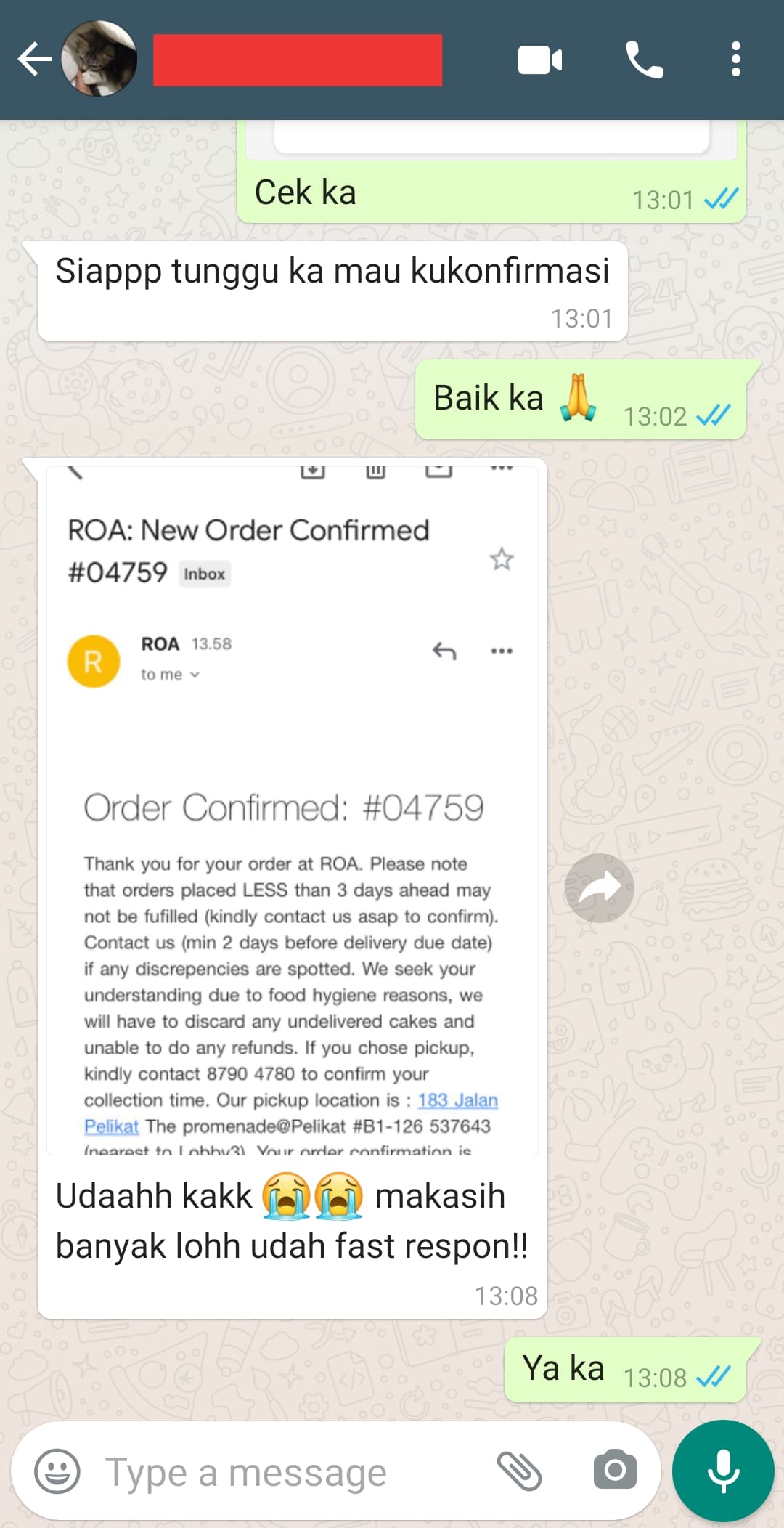 testimoni pembayaran ke merchant di singapura